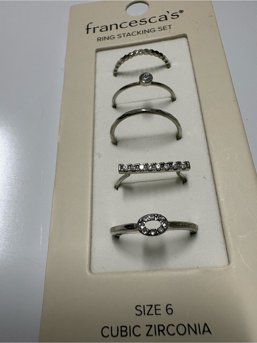 Francesca’s Ring Stacking Set